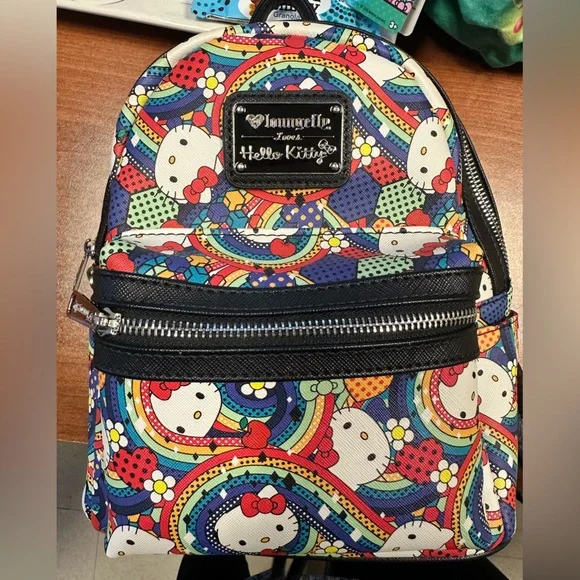 hello kitty and friends color block mini backpack Sanrio by Loungefly & Step out in style with our Hello Kitty Color Sanrio Loungefly Hello Kitty Backpack